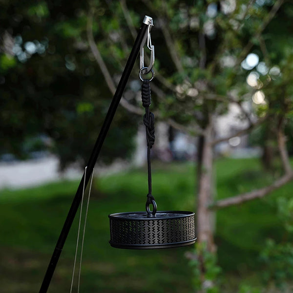 WELLHIKE Hollow Mosquitoes Coil Tray with Cover Repellent Incense Box Coil Burner Ultralight Gadgets for Outdoor Camping Hiking