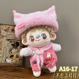 Doll Clothes For 20cm Idol Cotton Doll Outfit Accessories Bunny Onesie Jk Uniform Skirt Clothes DIY Collection Gift Without Doll