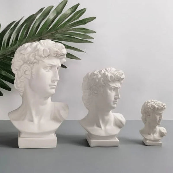 Ins Nordic David Vase Hydroponic Vase Ornaments Flower Pot Makeup Brush Storage Bucket Photo Props Vintage Home Decoration Vazo