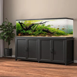180-200 Gallon Large Fish Tank Stand, Aquarium Stand with 72"*24" Tabletop Fits 125/150/180/200 Volumns Aquariums,2200LBS Capac