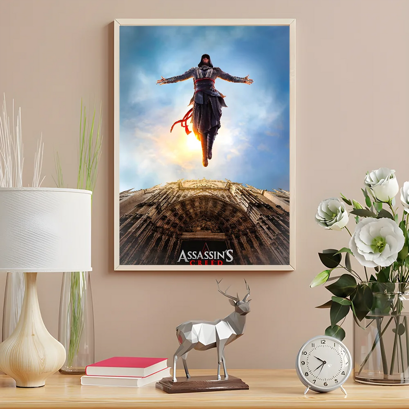 A-Assassins C-Creeds Cool Game Poster Corridor Wall Art Printing Waterproof Home Living Bed Room Decor
