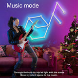 WIFI LED Smart Wall Lamp RGBIC Light Bar DIY Atmosphere Light Starry Sky Lamp App Music Rhythm TV Backlight Bedroom Game Light