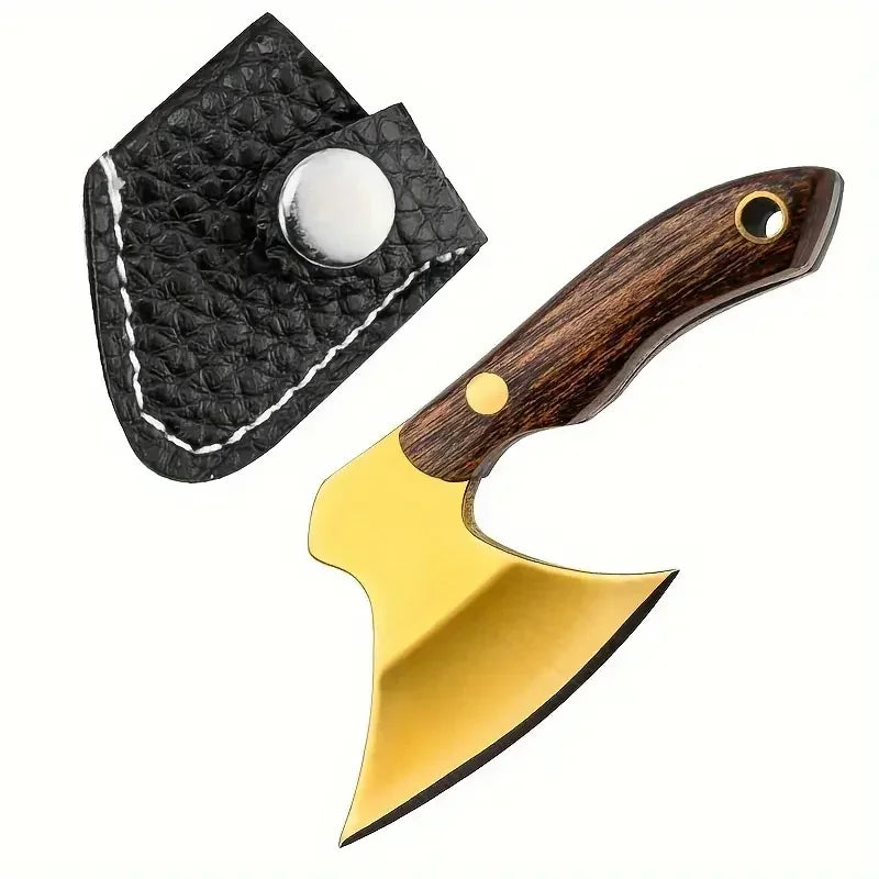 Mini Stainless Steel Small Axe Portable Key Chain, Small Kitchen Knife Disassembly  Gift Key Pendant Decoration, Outdoor Tool