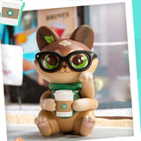 Anime New Cassy Cat Drinks Series Mystery Box Anime Original Figure Collection Model Desktop Ornaments Doll Toys