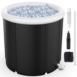 400L Large Ice Bath Tub Outdoor with Cover Portable Bathtub Athletes Cold Water Therapy Tub for Recovery Cold Plunge Tub