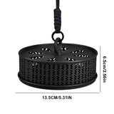 WELLHIKE Hollow Mosquitoes Coil Tray with Cover Repellent Incense Box Coil Burner Ultralight Gadgets for Outdoor Camping Hiking