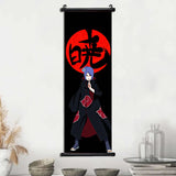Akatsuki Hot Japanese Anime Poster Scroll Canvas Wall Hanging Painting Home Decor Itachi  Art Room Decoration Kid Gift Didara