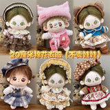 Doll Clothes For 20cm Idol Cotton Doll Outfit Accessories Bunny Onesie Jk Uniform Skirt Clothes DIY Collection Gift Without Doll