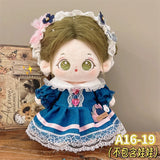 Doll Clothes For 20cm Idol Cotton Doll Outfit Accessories Bunny Onesie Jk Uniform Skirt Clothes DIY Collection Gift Without Doll