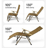 Naturehike Camping Chair Integrated Quick Opening Folding Adjustable Recliner Beach Outdoor Fishing Picnic Portable Camping Gear