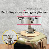 Camping Gear for BRS-3000T Super Light Pure Titanium Windproof Ring for SOTOST310 Spider Stove Adaptation Outdoor Equipment New