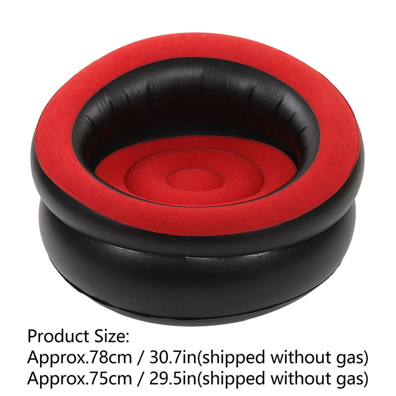 Inflatable Couch Inflatable Sofa Chair PVC Widely Applicable Ergonomic Design Fast Inflation for Living Room