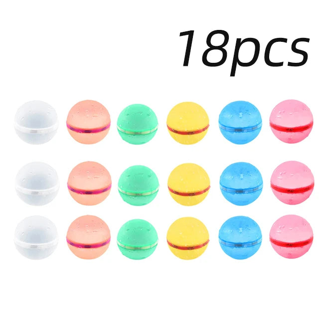 Reusable Magnetic Water Balloons Refillable Water Balloon Quick Fill Self Sealing Water Bomb Splash Balls for Kids Swimming Pool