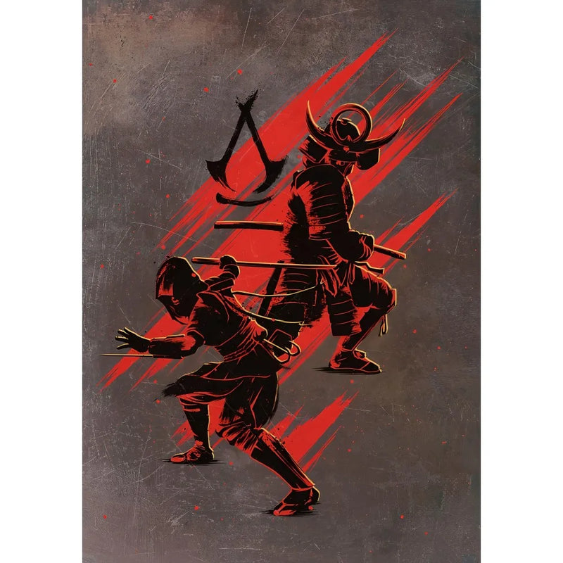 Game Assassin C-Creed Poster Home Living Room Wall Art Garage Room Decor