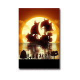 Japanese Classic Anime O ne P iece Wall Art Posters Modern Canvas Paintings For Home Decoration Artworks Printed With Pictures