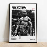 Black and white U-Ultimate Fighting Championship UFC Poster Canvas Print Painting Wall Decor Gym Room Decoration