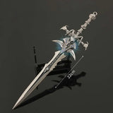 Frostmourne Swords World of Warcraft Lich King Weapon Sheepshead Sword Gift Box Metal Katana Model Safety Knife Studded Toys Boy