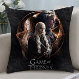TV-G-GamES Of T-ThroneS Pillow Case Short Plush Pillow Covers Sofa Decorative Gift Home Double-sided Printing Cushion Cover