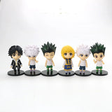 Random 1Pc 10cm Hunter x Hunter Action Figure Toys PVC Cartoon Jay Flix Hisoka Kurapika Model Animation Doll Toys Kid Gift
