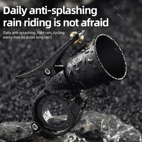 ROCKBROS Bicycle Bell Lightweight Copper Alloy Horn Safety Warning Ring Bell 100db Crisp Sound Ring MTB Road Bike Accessories