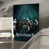 A-Assassins C-Creeds Cool Game Poster Corridor Wall Art Printing Waterproof Home Living Bed Room Decor