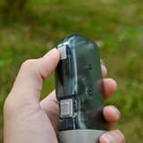 Outdoor Hand Pressing Dynamo Crank Power Flashlight Camping Supplies Hand Crank Charger Camping Light  Portable LED Flashlight
