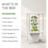 Hydroponic Growing System with Grow Lights (No Seedlings Included) |25-Plant Hydroponic System, Home Gardening System for Indoor