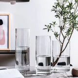 Hydroponics Plants Desktop Glass Planter Vase Glass Vase Transparent Cylinder Flower Vase Bedroom Desktop Home Decoration