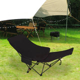 Folding Chaise Lounge Chair Reclining Chair Lightweight Foldable recliner Lounger for Camping Hiking Garden Outdoor Traveling