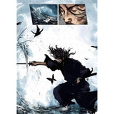 Vagabond Manga Cool Janpan Samurai Poster Sticky Wall Art Printing Waterproof Home Living Bed Room Bar Aesthetic Decor
