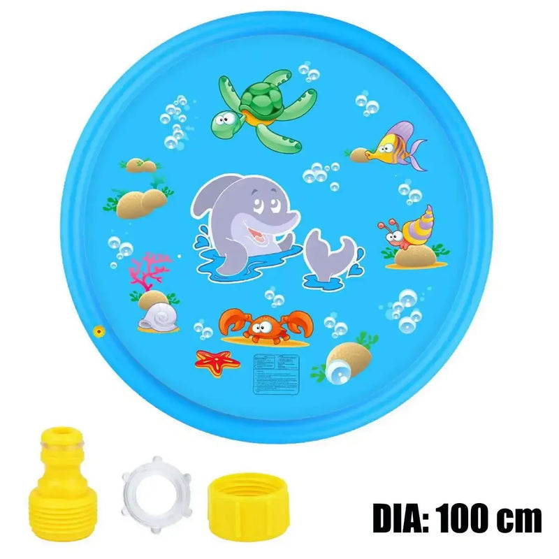 100/170cm Children Play Inflatable Water Sprinkler Pad Beach Spray Mat Outdoor Game Toy Lawn Swimming Pool Mat Kids Toys