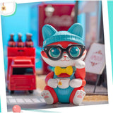 Anime New Cassy Cat Drinks Series Mystery Box Anime Original Figure Collection Model Desktop Ornaments Doll Toys