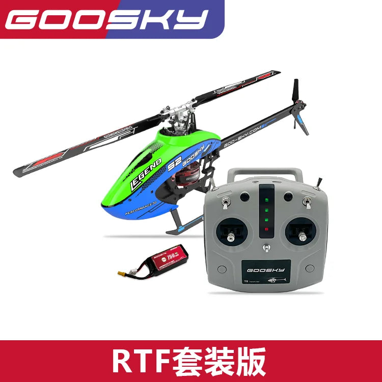 Rc Helicopter Plane Remote Control Aircraft Airplane Men Children Toy Radio Flying Wireless Professional Goosky S2 BNF/RTF  Heli