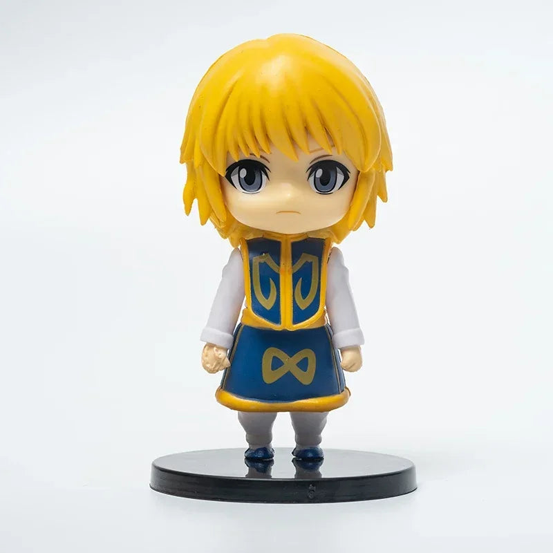 Random 1Pc 10cm Hunter x Hunter Action Figure Toys PVC Cartoon Jay Flix Hisoka Kurapika Model Animation Doll Toys Kid Gift