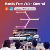 WIFI LED Smart Wall Lamp RGBIC Light Bar DIY Atmosphere Light Starry Sky Lamp App Music Rhythm TV Backlight Bedroom Game Light