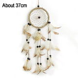 Feather Dream Catcher Indian Style Wall Hanging Wind Chimes For Car Ornaments Room Decor with Rattan Bead Dreamcatchers