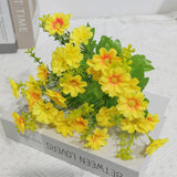 1 Bundle Artificial Flowers Outdoor UV Resistant Shrubs Plants Fake Flower Greenery for Office Kitchen Wedding Garden Decor