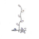 1pc Exquisite Zircon Foot Ring With Copper Inlay For Summer Women's Sexy Beach Accessories