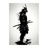 Vintage Japanese Samurai Poster Printed Canvas Modern Living Room Drawing Art Decor Black White Photo Wall Decoration No Frame
