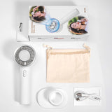 Portable Hand Fan Semiconductor Refrigeration Cooling 2200mAh Battery USB Rechargeable Mini Handheld Fan Air Cooler Outdoor