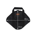 Frying Pan Bag Case 600D Oxford Grill Plate Carry Bag Wear-resistant Side Pocket Outdoor BBQ Tool Beach Picnic BBQ Accessories