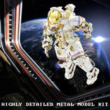 Piececool 3D Metal Puzzles Taikonaut Model Kits Jigsaw Toys for Adult Brain Teaser DIY Set for Home Decoration Birthday Gifts