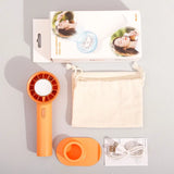 Portable Hand Fan Semiconductor Refrigeration Cooling 2200mAh Battery USB Rechargeable Mini Handheld Fan Air Cooler Outdoor
