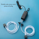 Mini Aquarium Air Pump Kit Oxygen Pump with Air Stone,Silent High Energy Efficient,USB Aquarium Filter, Fishing Tank Accessories