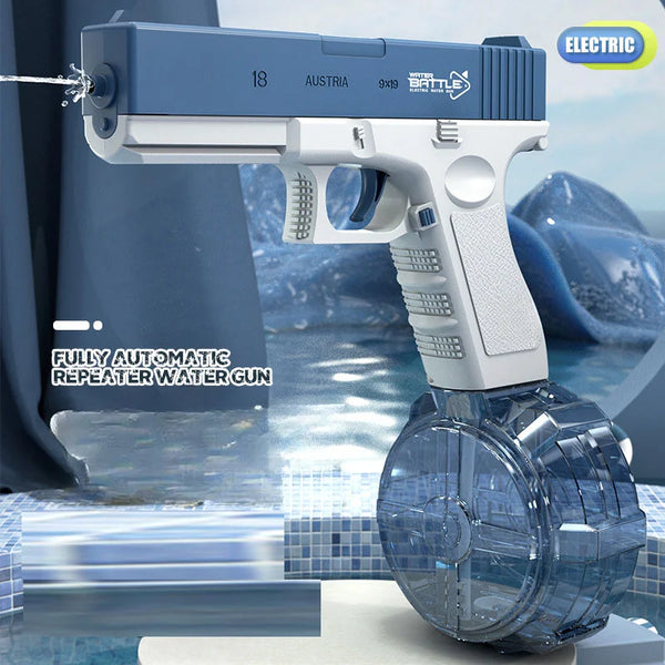 New Water Gun Electric Pistol Shooting Toy Full Automatic Summer Beach Toy For Kids Children Boys Girls Adults