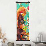 Akatsuki Hot Japanese Anime Poster Scroll Canvas Wall Hanging Painting Home Decor Itachi  Art Room Decoration Kid Gift Didara