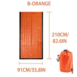 Emergency Sleeping Bag Survival Bag | Portable  Blanket Survival Gear Emergency Bivy Sack Bivvy Thermal Sleeping Bag Camping