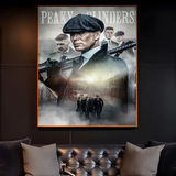Movie P-Peaky B-Blinders Poster HD art sticky wall waterproof home living room bedroom bar aesthetic decoration