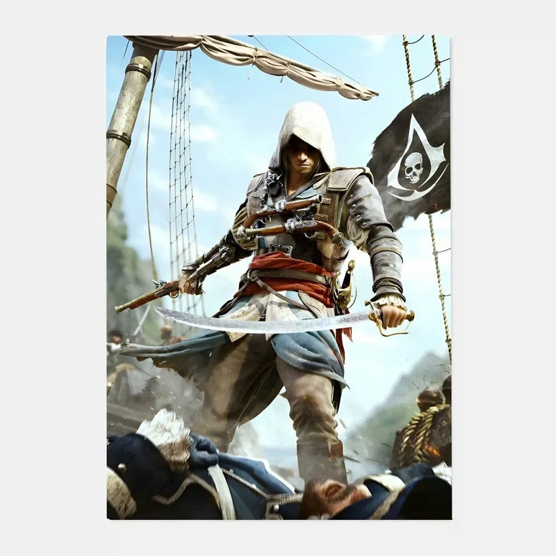 A-Assassins C-Creeds Poster HD art sticky wall waterproof home living room bar decoration