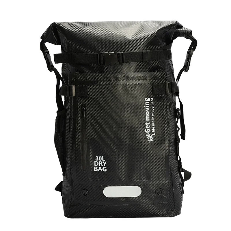 30L Waterproof backpack, travel backpack storage bag, sports outdoor bag, beach swimming waterproof bag, dry wet separation